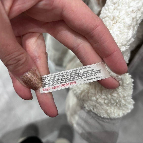 Anthropologie E by Eloise Hooded Cardigan Jacket-Sm - Picture 9 of 10